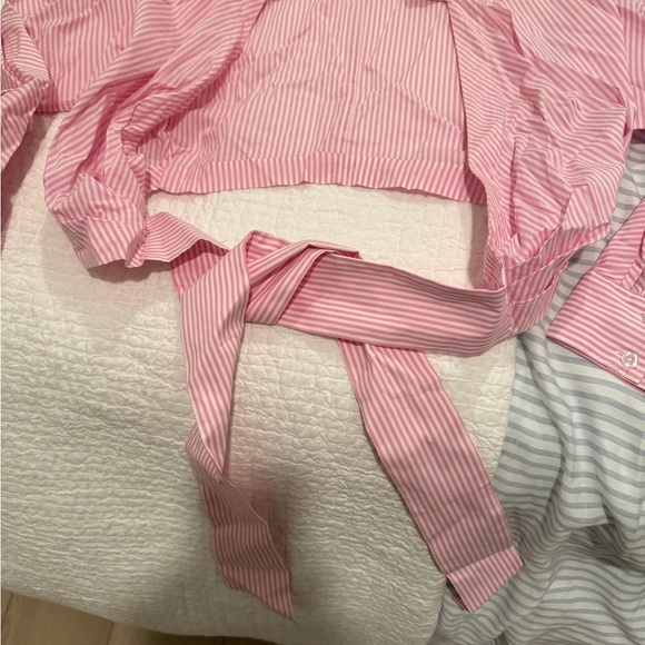 L’académie pink and white striped poplin top - Picture 6 of 10